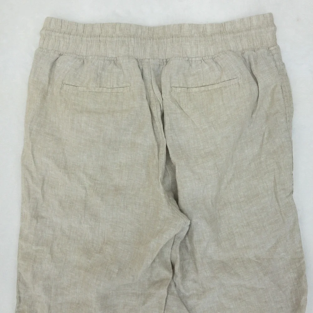 Quince 100% European Linen Wide Leg Pants Womens XL Flax Drawstring Casual SCENT